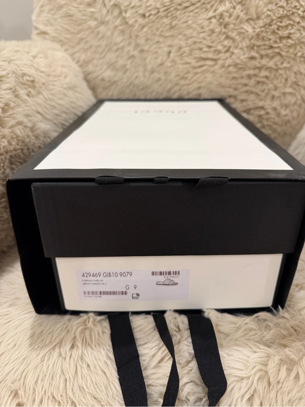 Gucci Shoe Box, Gift Bag + Dust Bags